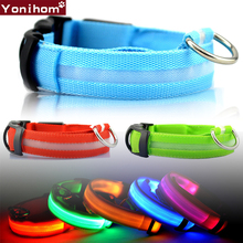 Luminous Dog Collar for Dogs LED Dog Light Night Safety Flashing Glowing Collar Perro LED Puppy Dog Lighting Necklace Pet Supply 2024 - buy cheap