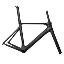 Free Shipping dengfu 2018 Bulk Clearance Japan Toray Full Carbon Road Bicycle Frame 700C Carbon aero racing road bike 49cm 2024 - buy cheap