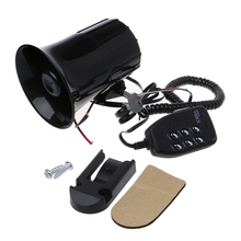 12v 6 sons de db sirene de buzina de ar alto-falante para carro carro barco megafone com microfone 2024 - compre barato