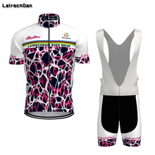 SPTGRVO-Camiseta de Ciclismo LairschDan para Hombre, Maillot corto con almohadilla de Gel 9D, estilo Retro, 2019 2024 - compra barato