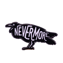 Значок для литературы Nevermore raven, Эдгар Аллан По, подарок 2024 - купить недорого