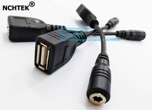 NCHTEK DC 3.5x1.35mm Female Jack to USB Female Socket Power Plug Connector Cable/Cord/Free Shipping/25PCS 2024 - buy cheap