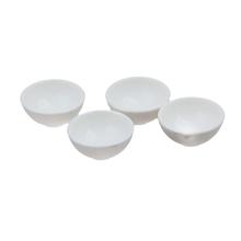 Dollhouse Miniature Kitchen Tableware Dining Decor Accessory 1:12 Round Rice Soup Plastic Bowls White Pack of 4 2024 - buy cheap