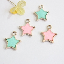 20*23MM 30Pcs/Pack Star Shape KC Gold Charms Alloy Beads Jewelry Pendants 2024 - buy cheap