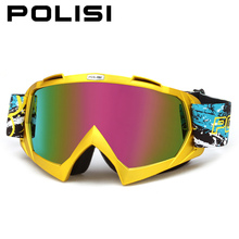 POLISI Outdoor Windproof Snowboard Ski Snow Glasses Anti-Fog Motocross Off-Road Downhill Goggles Motorcycle Dirt Bike Eyewear 2024 - buy cheap