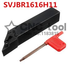 SVJBR1616H11/ SVJBL1616H11 токарный станок для резки металла токарный станок с ЧПУ токарные инструменты Внешний токарный инструмент держатель s-типа SVJBR/L 2024 - купить недорого