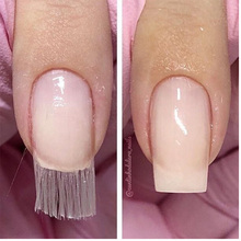 Fibernails Стекловолоконный белый используется для наращивания ногтей акриловыми ногтями, принадлежности для ногтей, салонный инструмент для ногтей 2024 - купить недорого