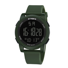 Synoke relógio de pulso masculino multifunção, esportivo militar, digital de led, movimento duplo, de quartzo 2024 - compre barato