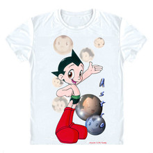 Camisetas de manga corta de Astro con niño, camisa de Anime Mighty Atom, Tetsuwan, Atomu, Doctor, Tenma, Astroboy, Tetsuwan, Atom, Comic, Cosplay 2024 - compra barato