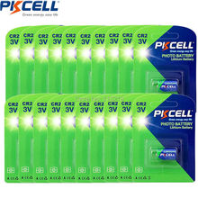 20 tarjetas PKCELL CR2 15270 CR15H270 3V 850mAh CR2 3V batería de litio, 20 unidades 2024 - compra barato
