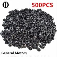 500pcsAuto Interior Fender Panel Trim Door Plate Plastic Screw Push-Type Expansion Rivets Universal 8mm hole Clip Fasteners 2024 - buy cheap