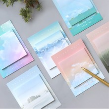Snowscape Rainbow Natural View Memo Pad Paper Sticky Notes Notepad Stationery, 30 Sheets/pad 2024 - buy cheap