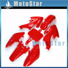 Красный обтекатель, пластиковый комплект крыльев для Honda CRF50 XR50, велосипед для питбайка SDG DHZ GPX 50cc 70cc 90cc 110cc 125cc 2024 - купить недорого