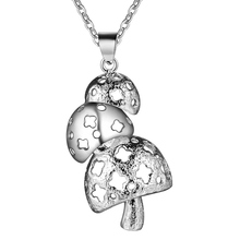mushroom decent wholesale silver plated Necklace New Sale silver necklaces & pendants /PEUQDSBI IJIGPCOU 2024 - buy cheap