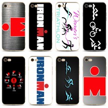 Ironman Triathlon Logo Cover Soft Silicone high quality TPU Phone Case For iPhone 5 5C 5S SE X 6 6S plus 7 7plus 8 8plus 2024 - buy cheap