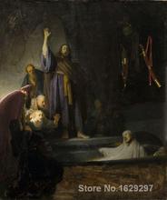 Retrato artístico de pintura clásica The raicing of Lazarus de Rembrandt van Rijn artworks hecho a mano de alta calidad 2024 - compra barato