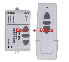 Controle remoto para cortina com tela de projeção, 220v, sem fio, receptor 8 x, transmissor 10 x