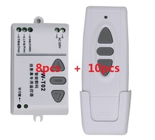 Controle remoto para cortina com tela de projeção, 220v, sem fio, receptor 8 x, transmissor 10 x 2024 - compre barato