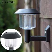 JETTING 1PCS New Arrival Outdoor Solar Powered Wall Light Auto Sensor Fence LED Garden Yard Fence Lamp 2024 - buy cheap