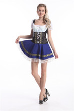 free shipping sexy Oktoberfest beer maid costume Heidi ale girl waitress outfit S,M,L,XL,2XL,3XL, 4XL,5XL IN STOCK 2024 - buy cheap