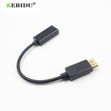 Kebidu-Puerto de visualización del adaptador DP a HDMI, adaptador macho a hembra, convertidor compatible con 1080P para proyector HDTV 2024 - compra barato