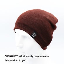 Hip Hop gorro de punto para mujer invierno cálido Casual acrílico Slouchy gorro Crochet gorra de ski Beanie mujer suave gorros anchos Beanies hombres 2024 - compra barato