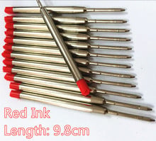 10PCS red Ballpoint Pen Good Quality Ballpoint Pen Refill Stationery 2024 - buy cheap