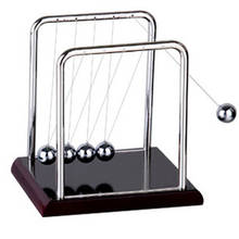 Развивающая настольная игрушка для раннего развития, Колыбель Ньютона, стальной Балансирующий шар, маятник для науки физики, миниатюры для детей, подарок 2024 - купить недорого