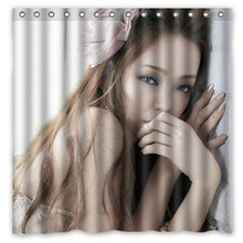 namie amuro Printed Bath Shower Curtains Waterproof Polyester Fabric Curtain For The Bathroom with 12 Hooks 2024 - buy cheap