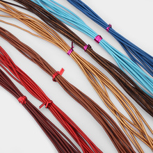 10pcs/lot 2mm Round Genuine Leather Cord Necklace Blue Brown Coffee Red With Lobster Clasp Extend Chain 18 inches - 30 inches 2024 - buy cheap