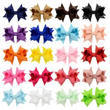 Newest 20pcs/lot Korean 3.3 Inch Grosgrain Ribbon Bows Accessories With Clip Boutique Bow Hairpins Hair Ornaments 657 2024 - buy cheap
