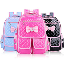 Children school backpack primary school bag for kids waterproof PU leather backpack cute girl bags Mochila Escolar 2 sets 2024 - buy cheap