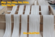 30mm Natural color twill cotton tape,Cotton webbing,Bias binding tape ,50m/roll 2024 - buy cheap