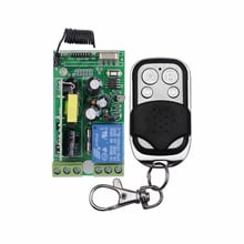 Sistema de interruptor com controle remoto sem fio, alta qualidade, receptor e transmissor, ac 85v, 110v, 220v, 230v, 250v, 1 ch 2024 - compre barato