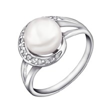 Природный жемчуг кольцо стерлингового серебра 925 пресной воды женщина мода изысканные элегантный ретро ювелирные изделия девочка люкс камень подарок SR1042PL 2024 - купить недорого