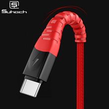 Suhach-cabo usb-c, cabo usb tipo c para recarga rápida, compatível com samsung s10, s9, huawei p30 pro 2024 - compre barato