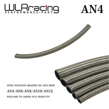 WLR RACING - AN4 4AN-4 (5,6 мм/7/32 "ID) плетеный шланг из нержавеющей стали для подачи топлива и масла, водяной шланг на одну ножку, 0,3 м, WLR7111-1 2024 - купить недорого