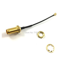 Free Shipping 50pcs Sma Female to ipex RF Connector 5cm 1.13 Coaxial Extension Jumper Cable 2024 - buy cheap