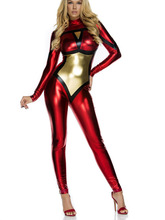 The Spiderwoman Costume Shiny Metallic Cosplay Zentai Catsuit Custom Halloween Female/Women/Girls/Lady Bodysuit Free Shipping 2024 - buy cheap