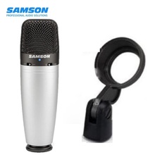 SAMSON C03-micrófono condensador multipatrón para grabar voces, acústico, instrumentos sin maleta 2024 - compra barato