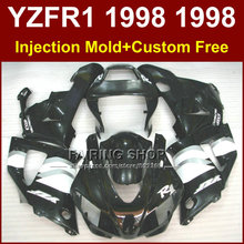 Flat black motorcycle fairings kit for YAMAHA 1998 1999 YZFR1 YZF R1 YZF1000 98 99 fairing parts W36U 2024 - buy cheap