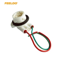 FEELDO 1 unidad coche 3156B LED Bombilla Socket freno señal de giro arnés de luz cable conector de clavija # CA966 2024 - compra barato