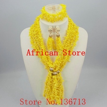 Conjunto de joyería de cuentas de Coral africano de boda nigeriana caliente conjunto de joyas de collar de cuentas de Coral envío gratis R104 2024 - compra barato