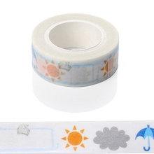 10m*15mm Record Weather And Every Day Washi Tape Pattern Masking Tape Decorative Scrapbooking DIY Office Adhesive Tape 1 PCS 2024 - buy cheap