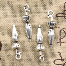 15pcs Charms Umbrella 7x27mm Antique Silver Color Plated Pendants Making DIY Handmade Tibetan Silver Color Jewelry 2024 - buy cheap