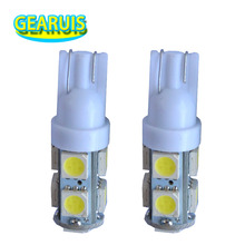 100 шт. грузовик 24 в LED авто LED T10 9 SMD 5050 LED 9SMD 194 W5W Клин 194 W5W светодиодные лампы 501 тире светодиодные лампы белый синий 24 В 2024 - купить недорого