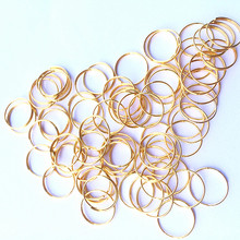 500pcs/lot 14mm Plated Golden Stainless Steel Beads Connectors Curtain Accessories Lighting & Curtain Metal Round Rings 2024 - buy cheap