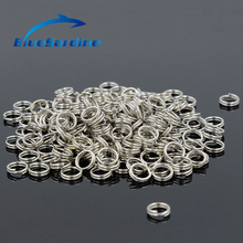 BlueSardine 200PCS 7MM Stainless Steel Split Fishing Rings for Blank Lures Crankbait Hard Bait Double Loop 2024 - buy cheap