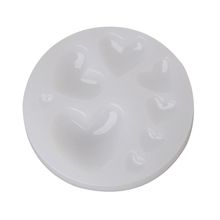 Moldes em forma de coração, 8 peças, ferramentas de fazer joias, pingente espelho, colar, encanto, artesanato, artesanato, resina epóxi uv, molde de silicone 2024 - compre barato