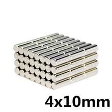 20pcs N35 4 x 10 mm NdFeB Super Strong Powerful Small 4x10mm Super Strong Round Neodymium Magnets Rare Earth 2024 - buy cheap
